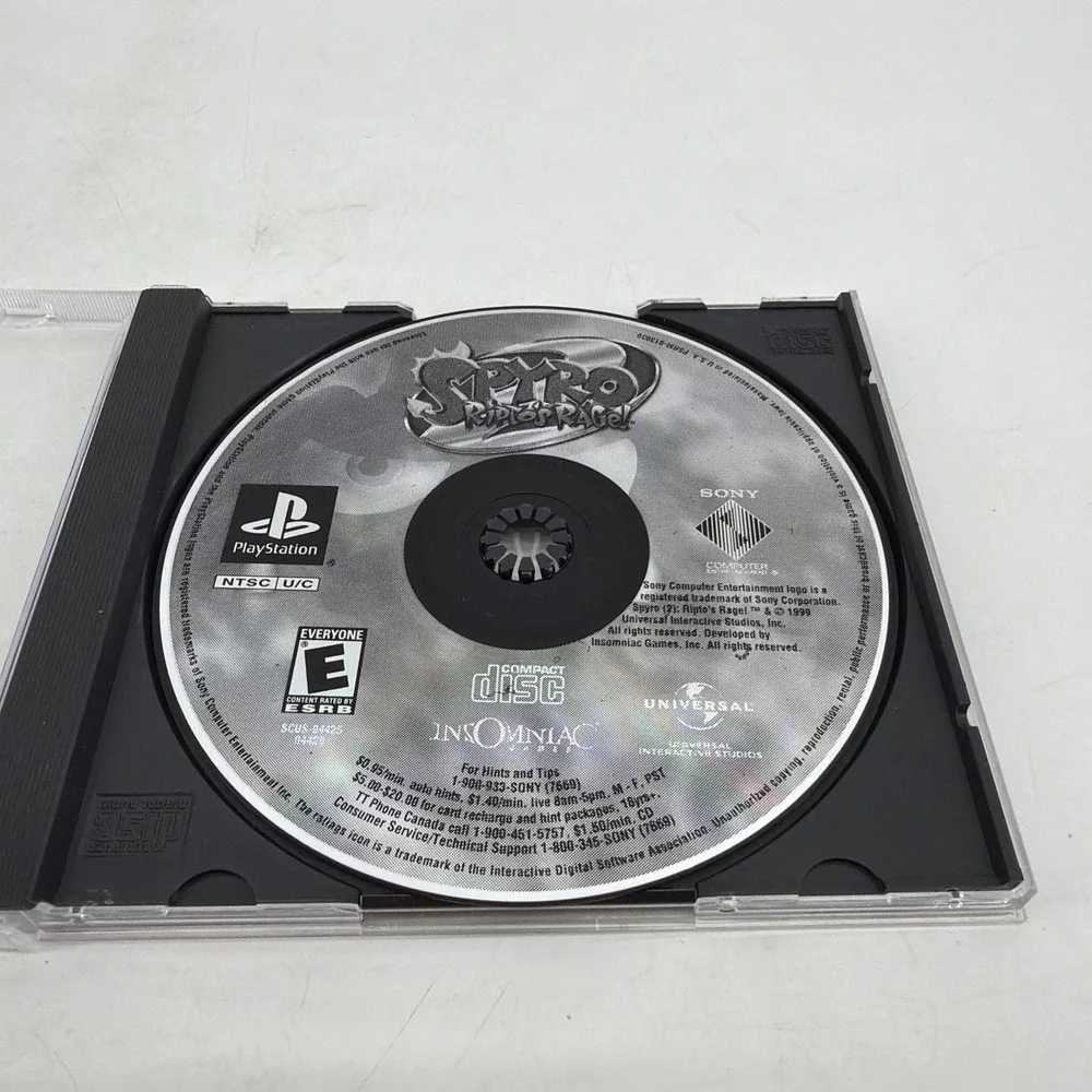 Spyro 2: Ripto's Rage (PlayStation 1 PS1) Disc Only Tested Working